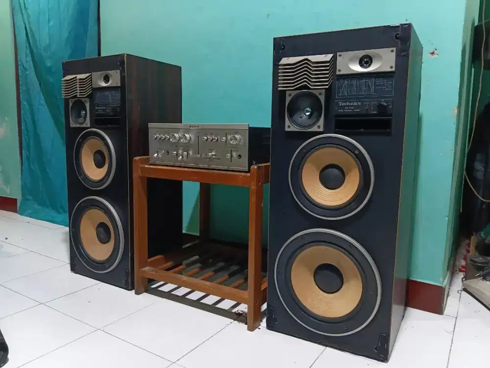 1 set audio vintage Amplifier SONY TA1140 & Speaker TECHNICS SB K92