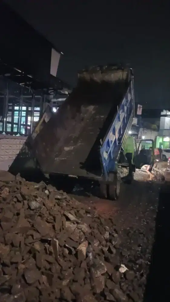 Pasir bangka split makadam sirdam limestone batu belah kali