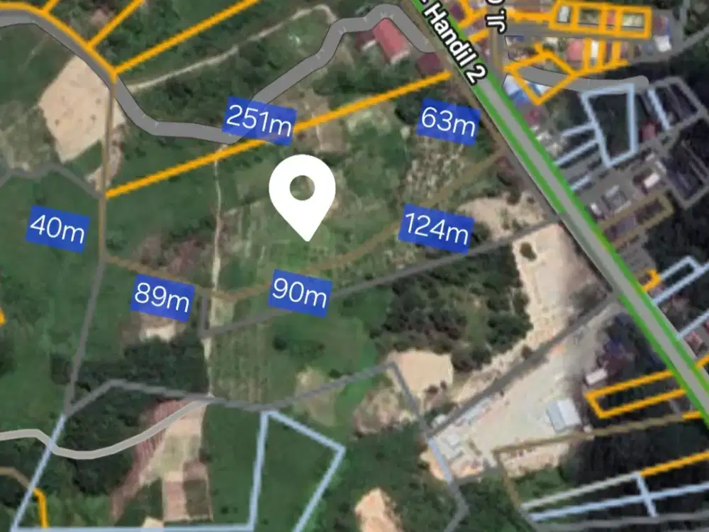 Tanah Komersial Poros Jalan Soekarno Hatta Dekat Gerbang Tol Investasi