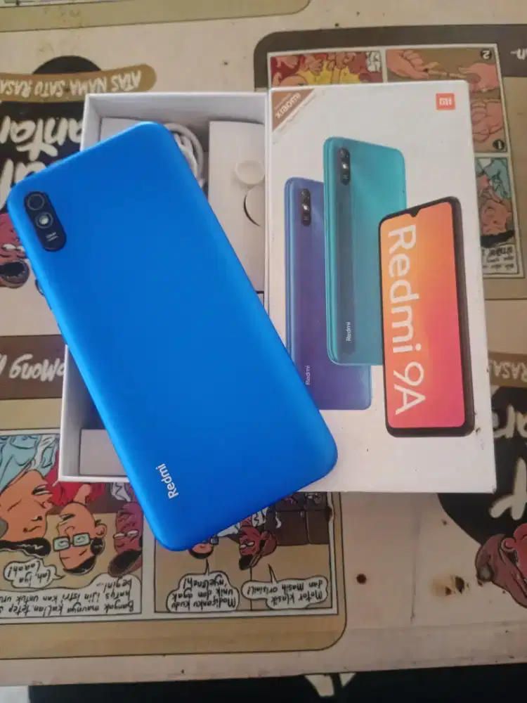 Redmi 9A RAM 3/32 kondisi mulus enak di pandang