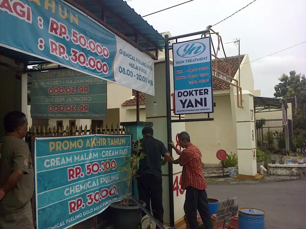 NEON BOX BILLBOARD SIGNAGE HURUF TIMBUL PAPAN NAMA SHOPSIGN REKLAME