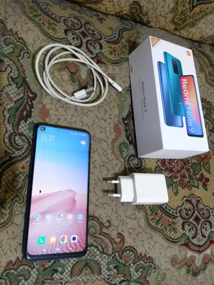 Xiaomi Redmi Note 9 Ram 4+1/64 Normal Mulus Lengkap