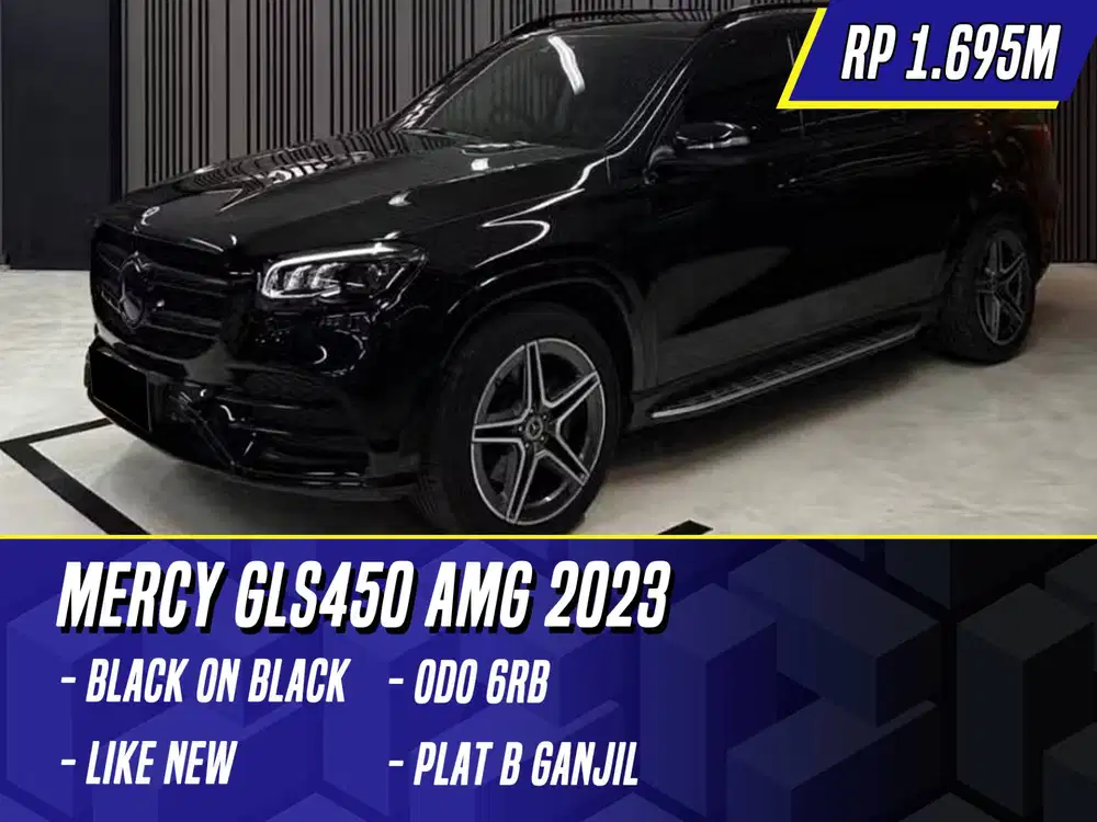 Mercedes Benz GLS450 AMG 2023 Black Hitam Mercy GLS 450