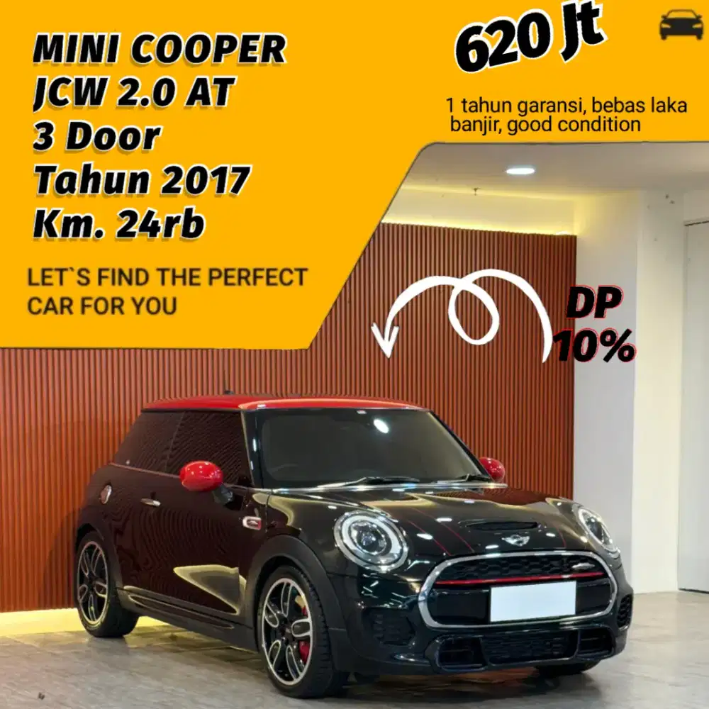Mini Cooper JCW 3door  2.0 AT Tahun 2017
