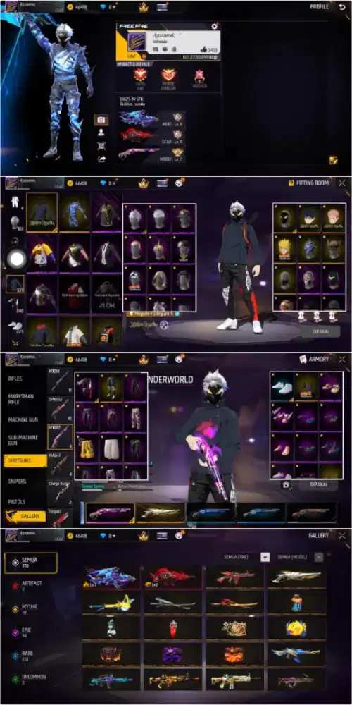 JUAL AKUN FF AMAN DAN TERPERCAYA