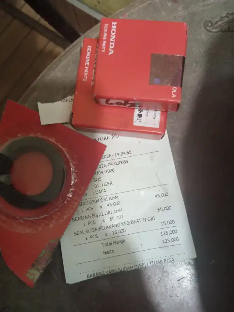 Bearing gardan beat deluxe