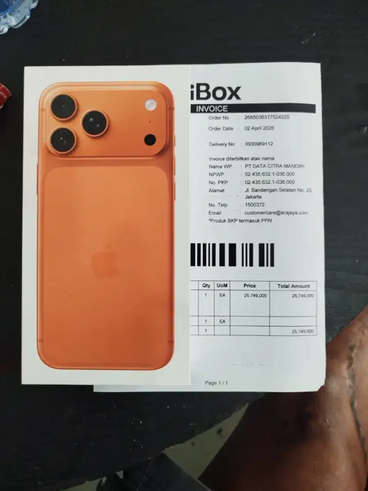 iPhone 17 pro max 256