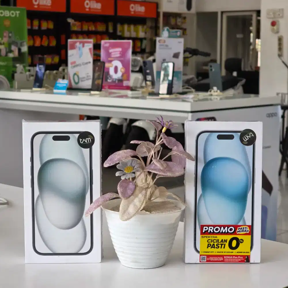 iPhone 15 128 segel bergaransi resmi iBox kredit bunga 0%