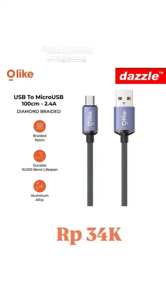 Kd olike D110 M blue diamond data cable