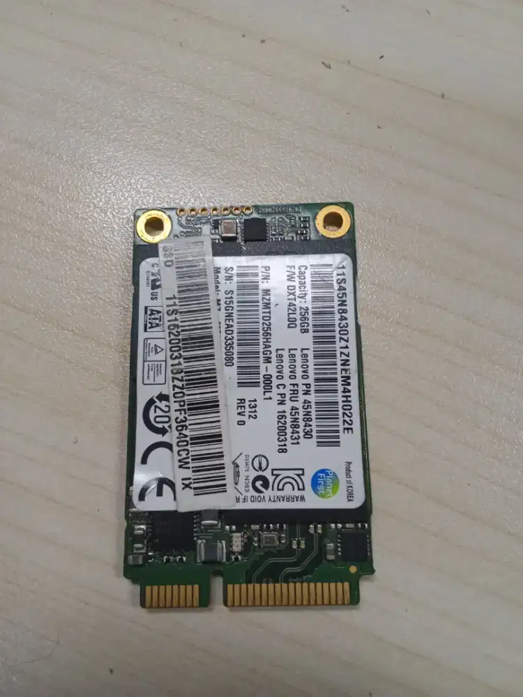 SSD MSATA 256 GB