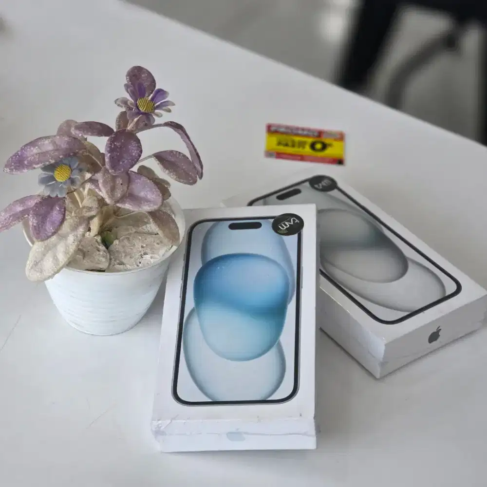 iPhone 15 128 segel bergaransi resmi iBox kredit bunga 0%