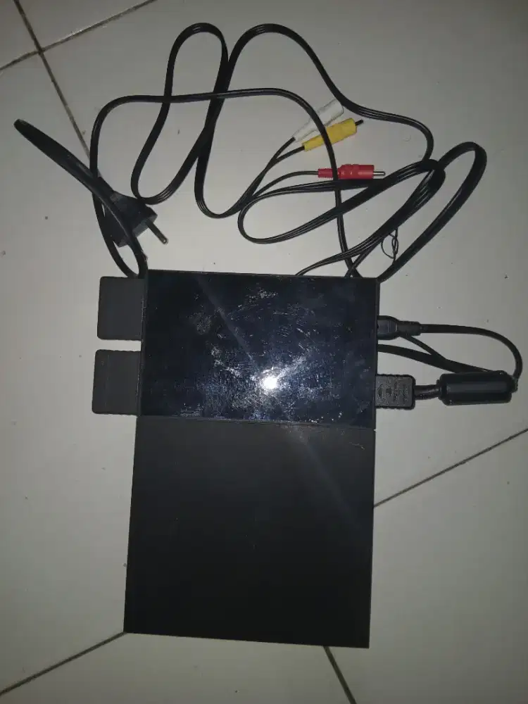 Playstation 2 slim model SCPH-90006 Tanpa Stik & Hardist