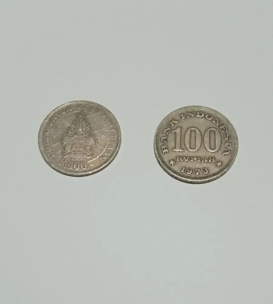 Uang Logam 100 Tahun 1973 dan 1978