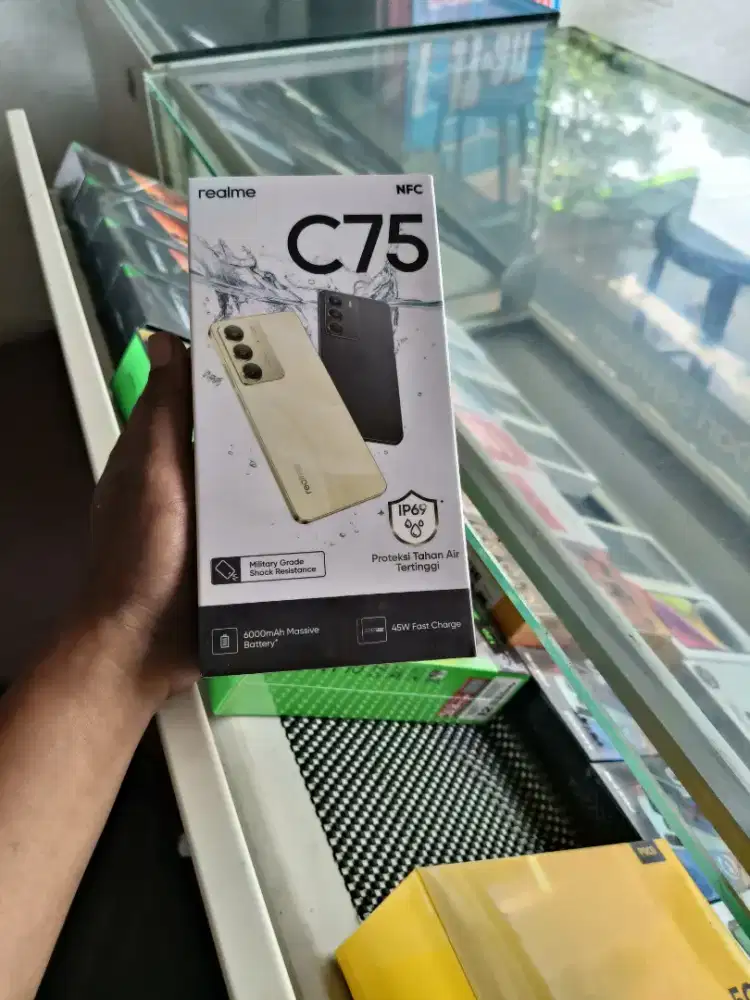 new realme c75 8/256 garansi resmi 1th