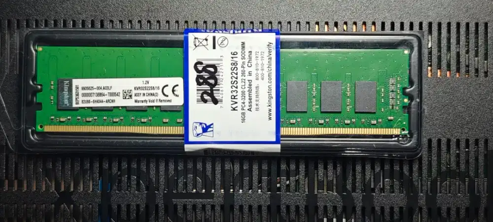 RAM Kingston for PC - DDR4 16 GB 3200 MHz Gak Jadi Pakai