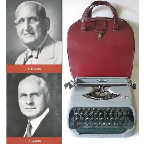 Original - Antik mesin ketik / mesin tik merek ROYAL made in USA