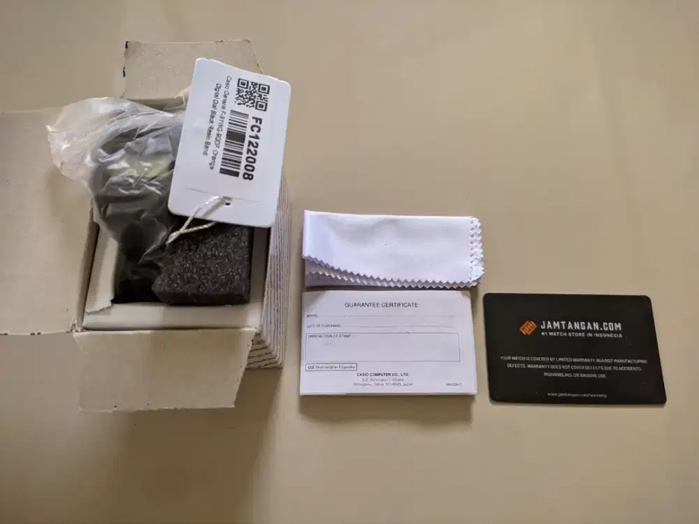Jam tangan Casio F91W 9QDF kondisi baru