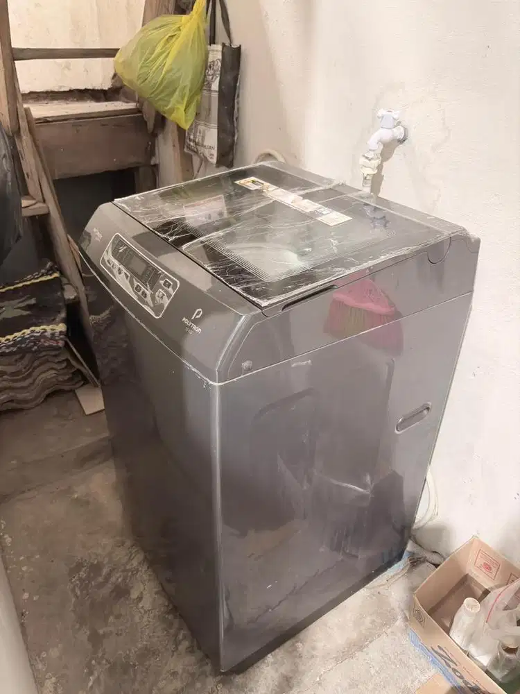 Mesin cuci polytron satu tabung zeromatic hijab series 10kg