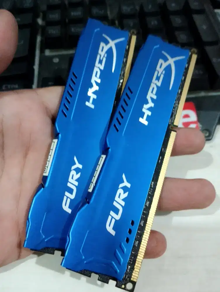 Ram ddr3 16gb 2x8 hyperx fury 1600mhz