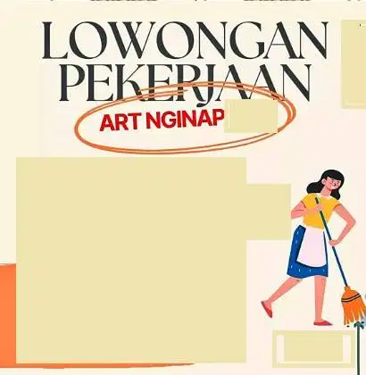 Dibutuhkan asisten rumah tangga (PRT/ART) harian di Johar Baru, Jakpus