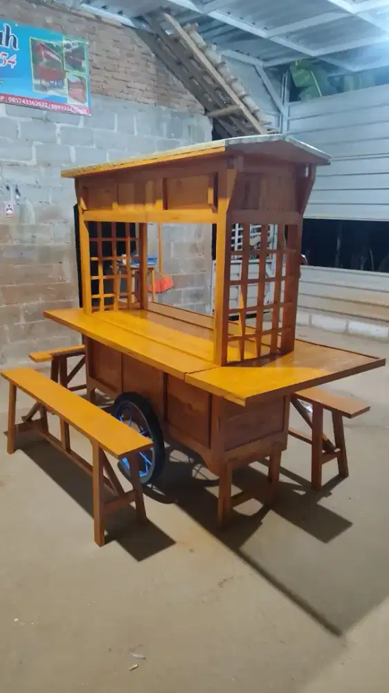 Jual Gerobak Angkringan,Bakso,Mie Ayam,sate,bubur ayam, dlL.