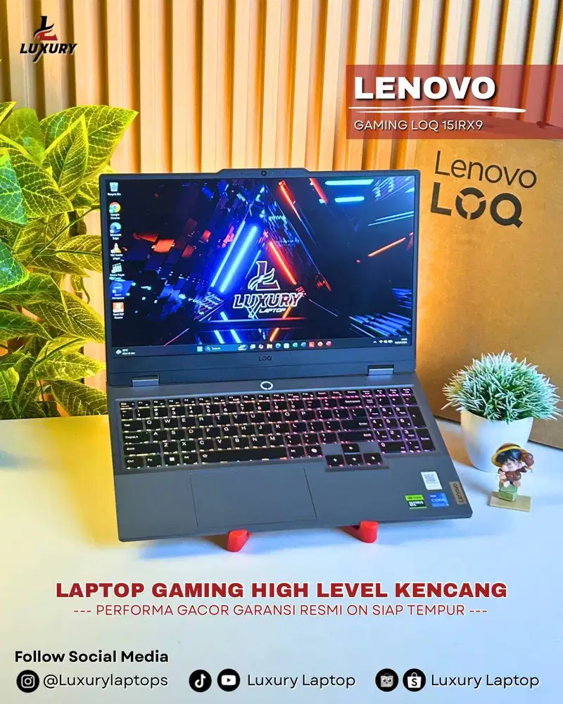 LENOVO LOQ 15IRX9 13TH GEN CORE I5 NVIDIA GEFORCE RTX 4050 512GB, 12GB