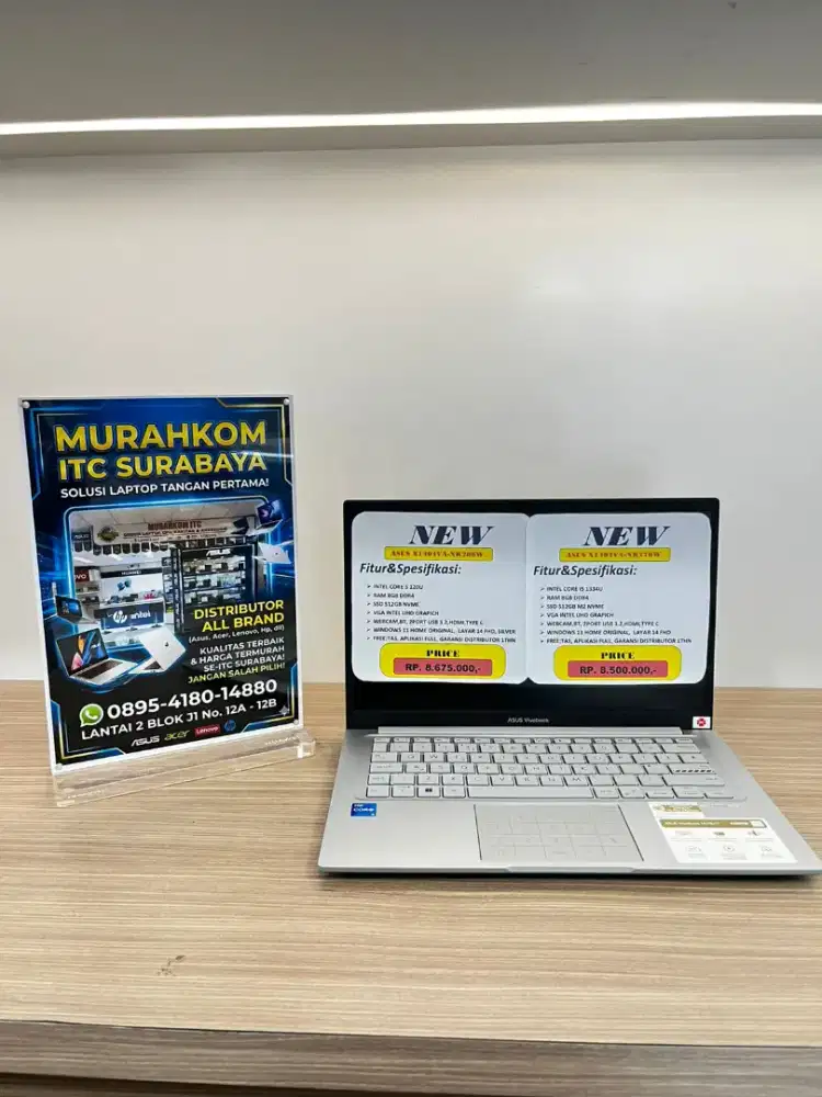 Asus VivoBook X1404VA-NK286W with Intel Core 5 120U and 8GB Windows 11