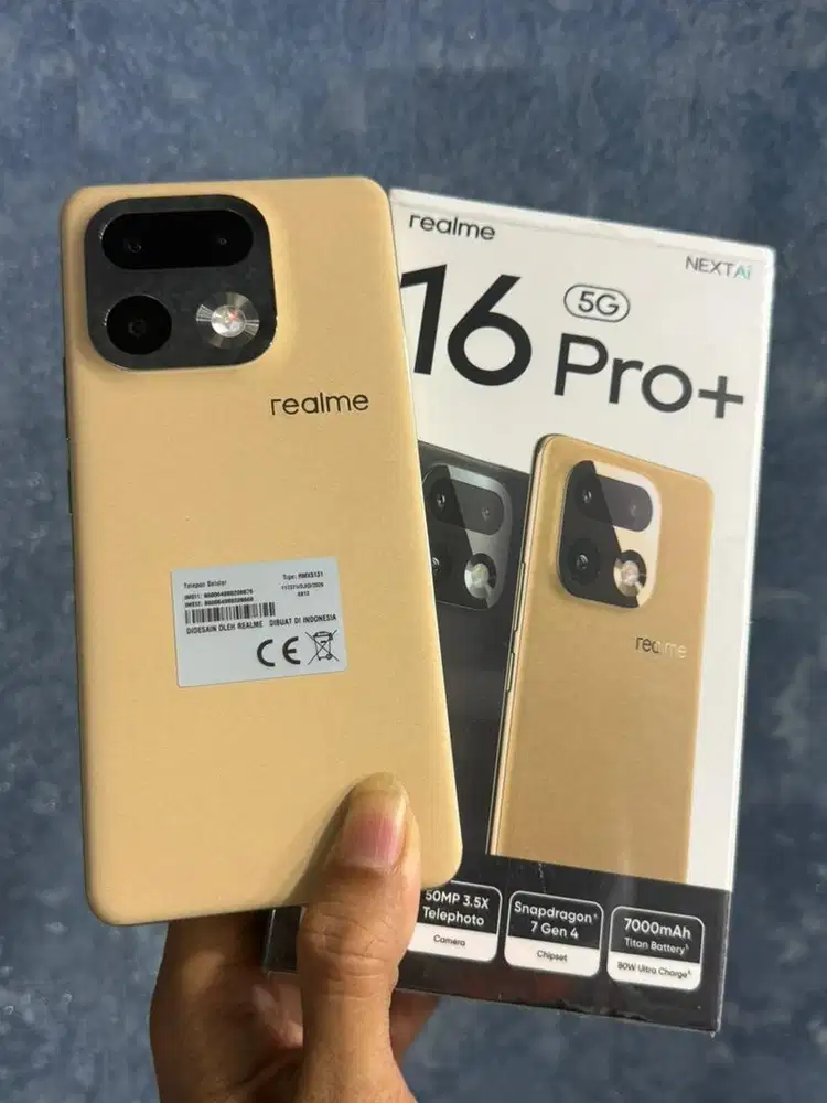 Realme 16 Pro+ 5G 12/512 Gold