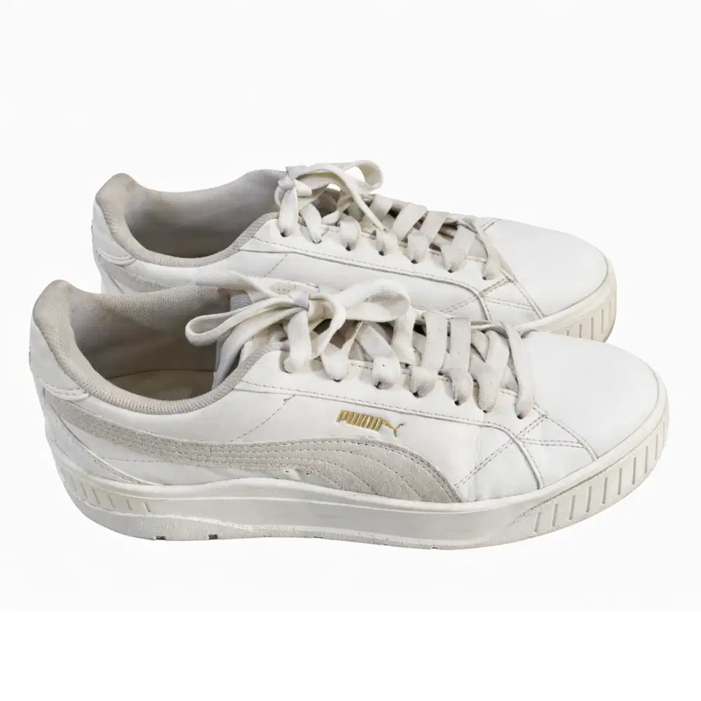 [PTII-13] Preloved Sepatu Puma Kar II Trainers - Kapur Putih