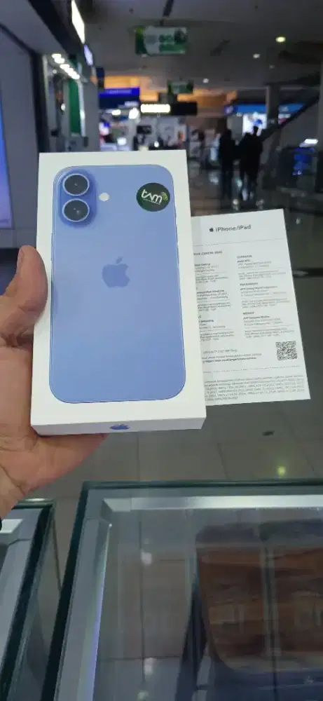 Iphone 16 128 ultramarien 128 ibox NEW SEGEL PABRIK