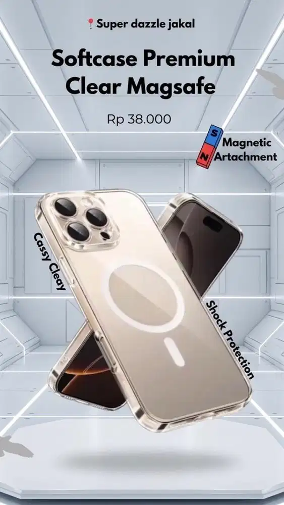 Premium clear magsafe