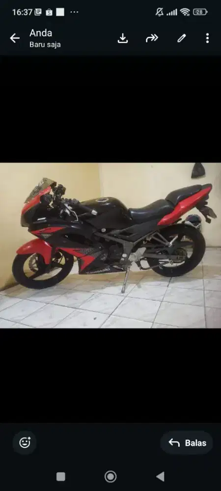 Di jual kawasski ninja krr tahun 2014