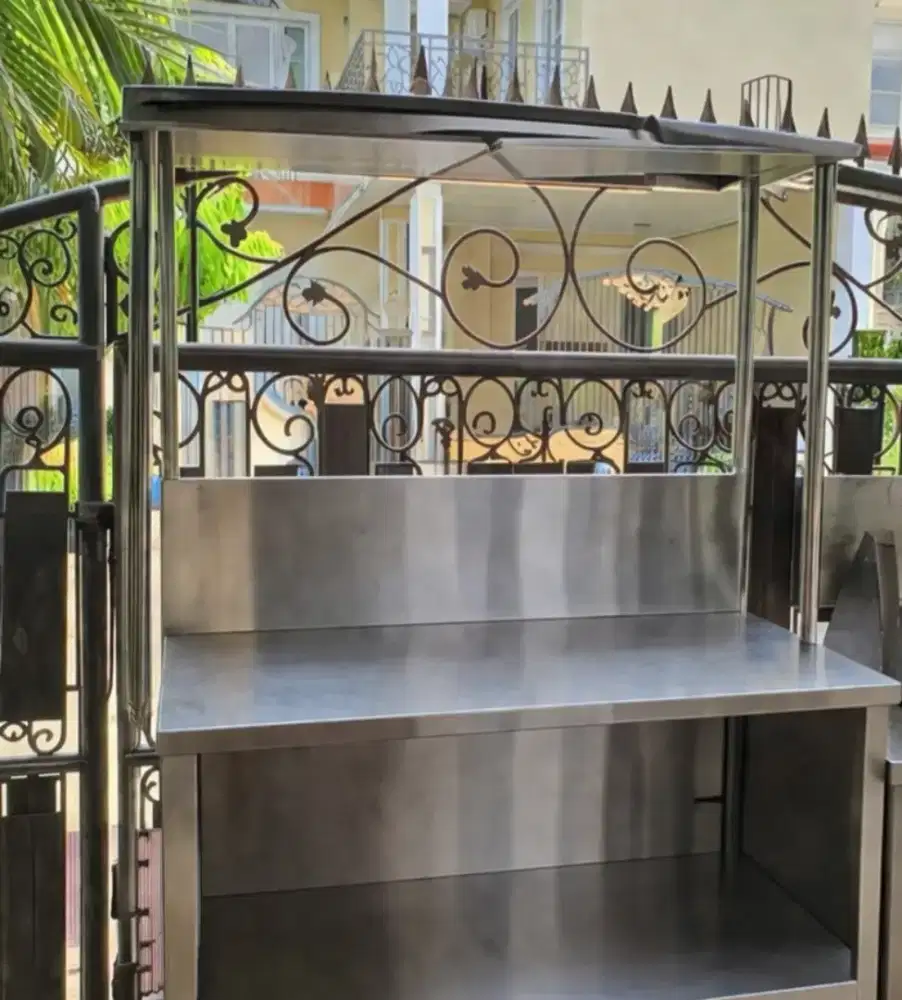 Meja Stainless Rak Atas – stainless heavy duty