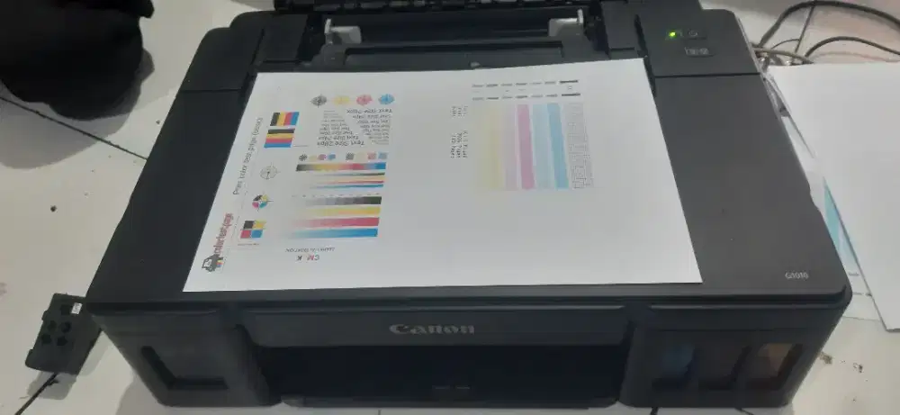 Printer canon G1010 bisa print aja,sudah infus bawaan pabrik