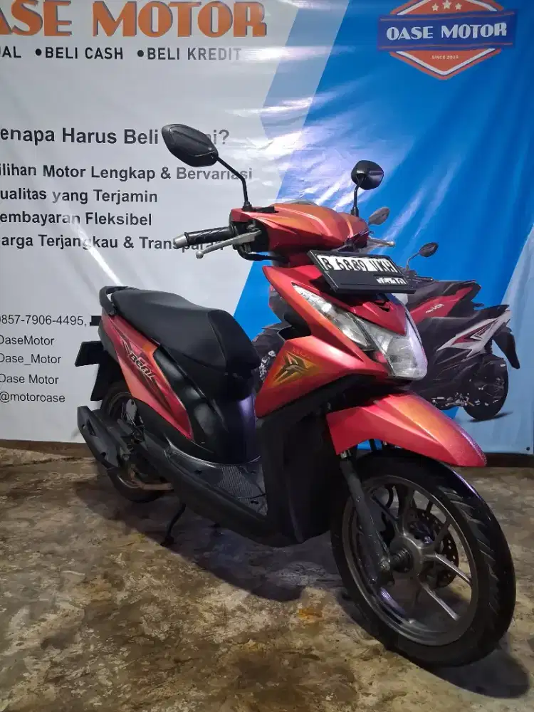 (A) Honda Beat Fi Tahun 2015 Mulus kaleng panjang