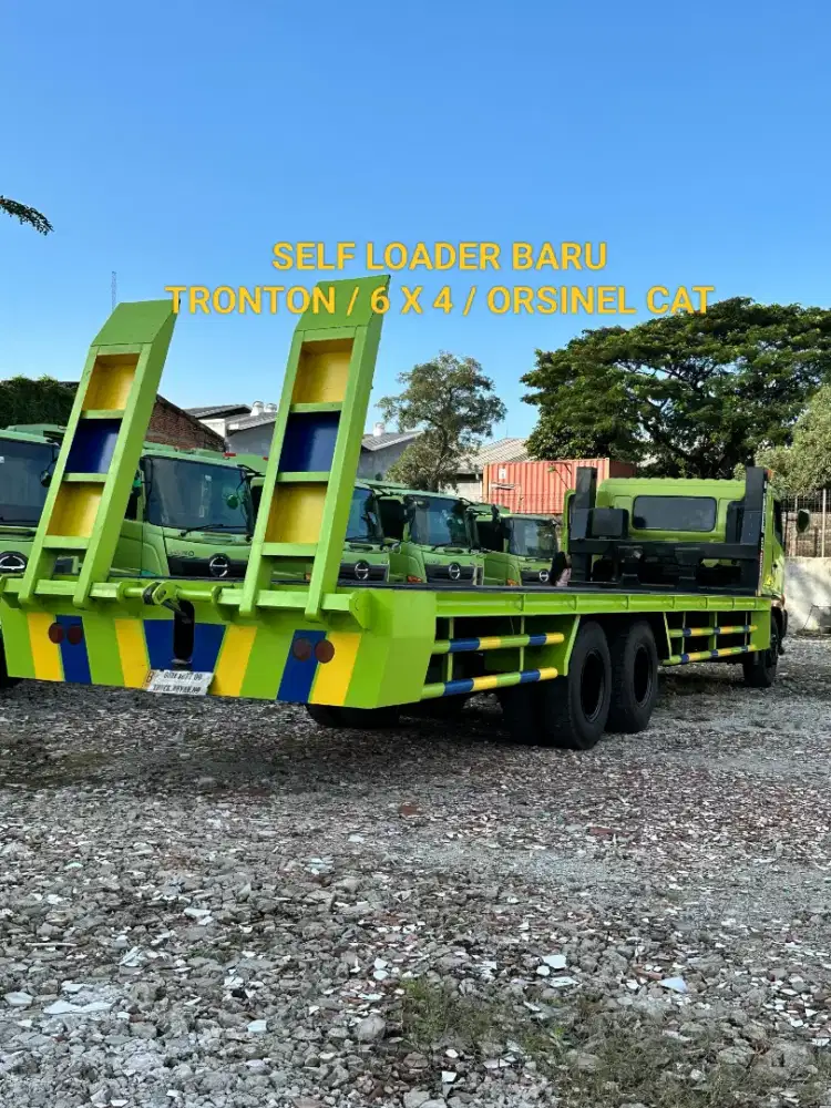 HINO LOHAN FM260JW ASLI LONG SELF LOADER 6X4 TRONTON ISTIMEWA SEKALI