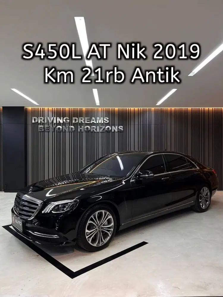 Mercedes Benz S450 2019 Hitam Mercy S450L AT Km21rb Facelift B281AYN