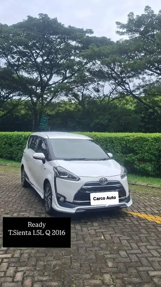 Toyota Sienta 1.5L Q 2016 Putih Siap Pakai