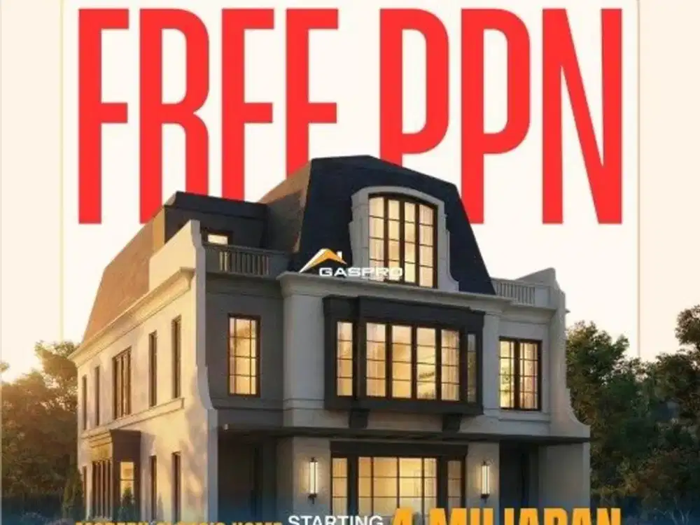 Rumah diLingkungan Hijau Elite Home Terakhir Eksclusif Bellefont Summarecon Gading Serpong 3 Lantai