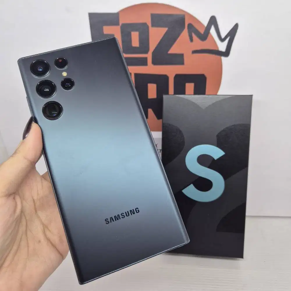 Samsung S22 Ultra Green 256/512GB FULLSET Mulus No Minus Ex Sein