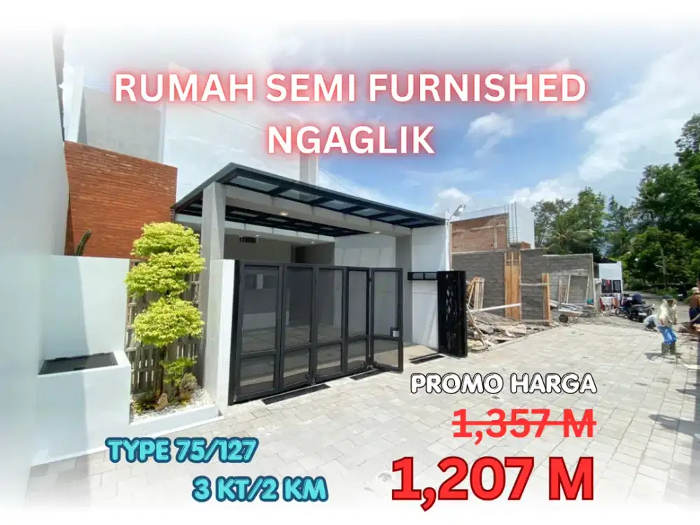 Promo Gila! Potongan Hingga 150 JUTA Rumah Siap Huni di Ngaglik