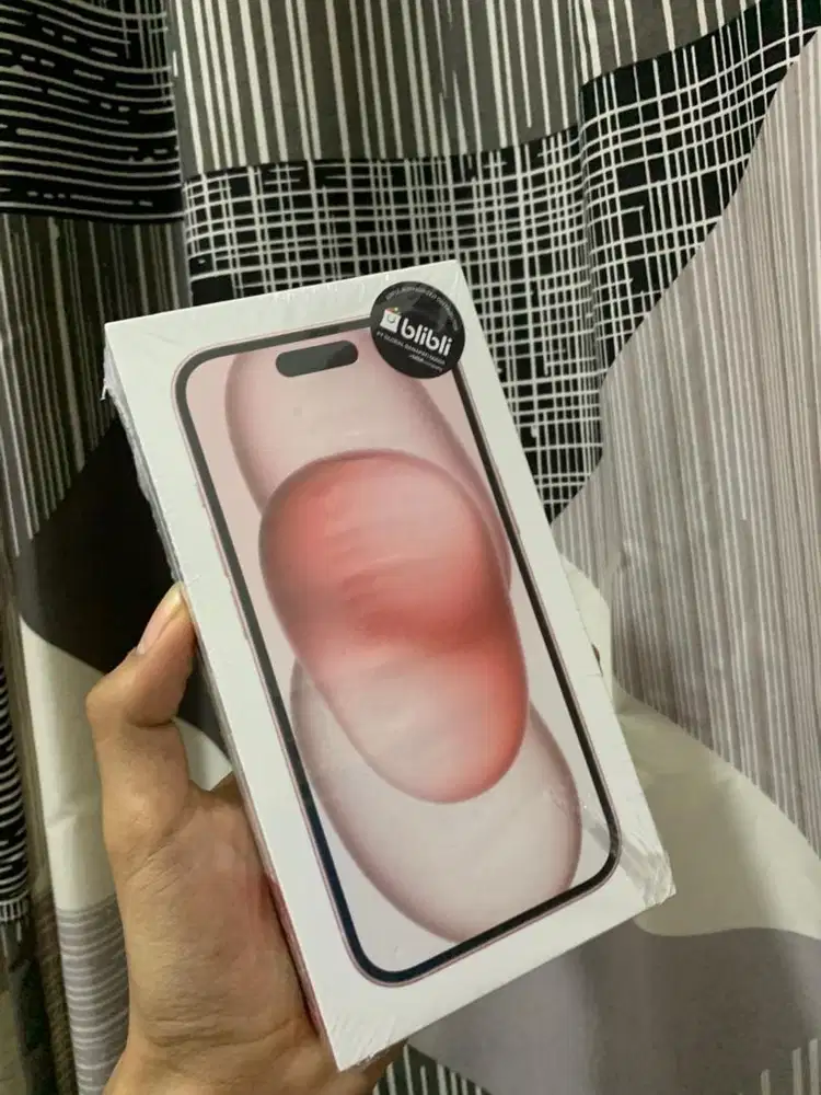 IPHONE 15 PINK 128GB RESMI IBOX GDN SA/A NEW SEGEL