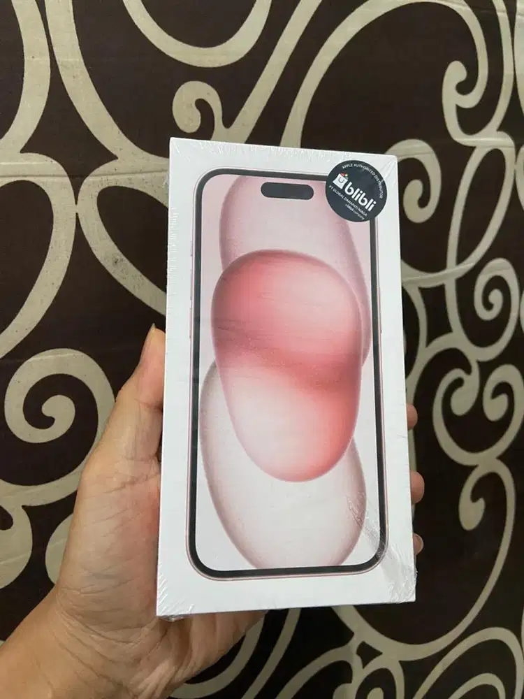 IPHONE 15 128GB RESMI SEGEL NEW PINK