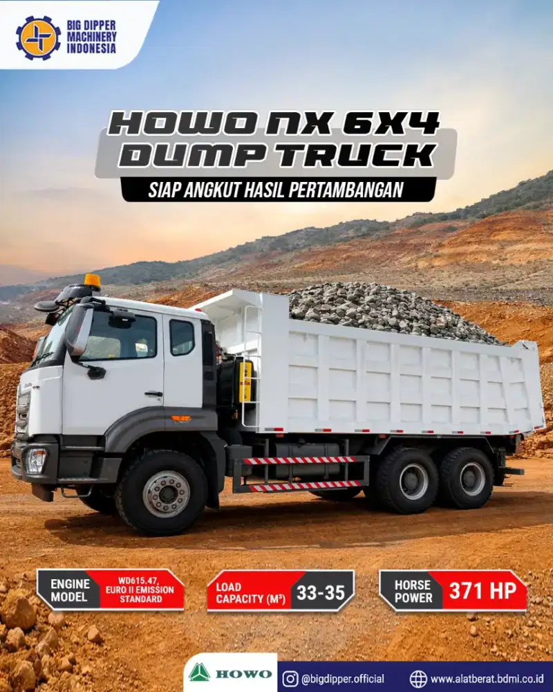 Dump Truck 6 x 4 HOWO