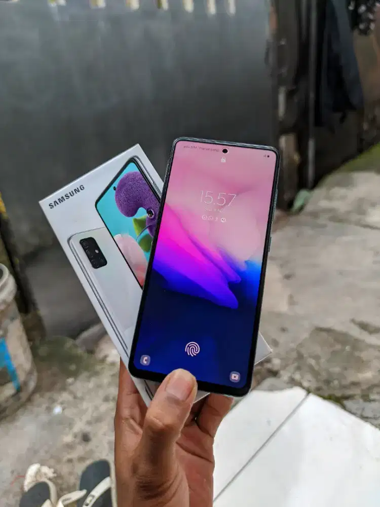 Samsung A51 fulset mulus siap pakai