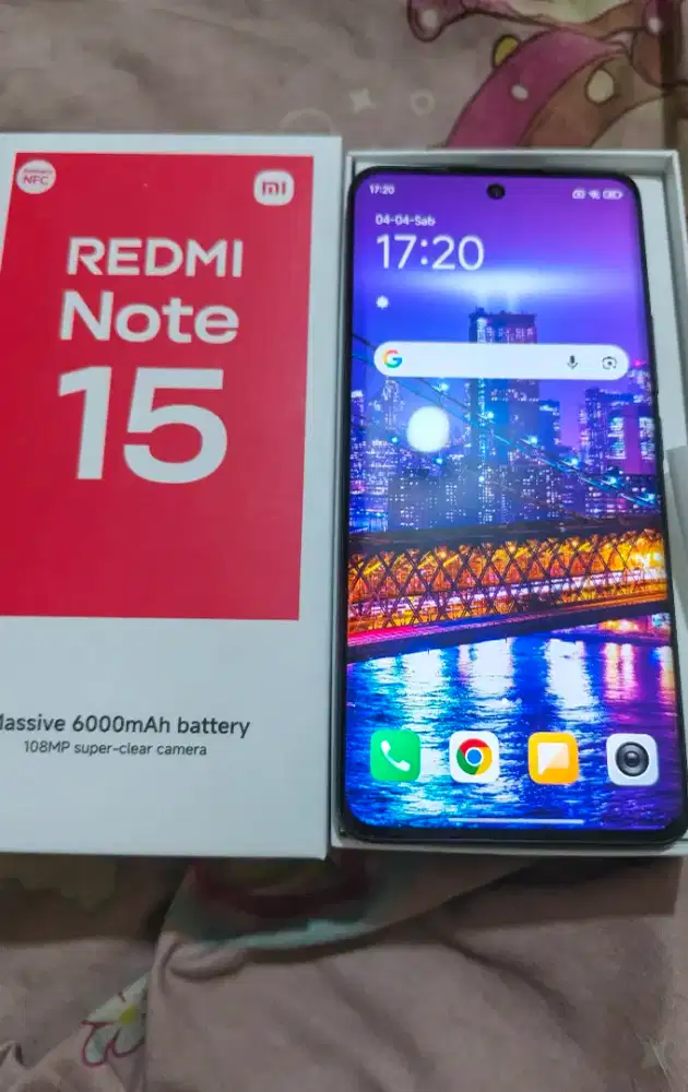 redmi note 15 128GB fullset grs setahun
