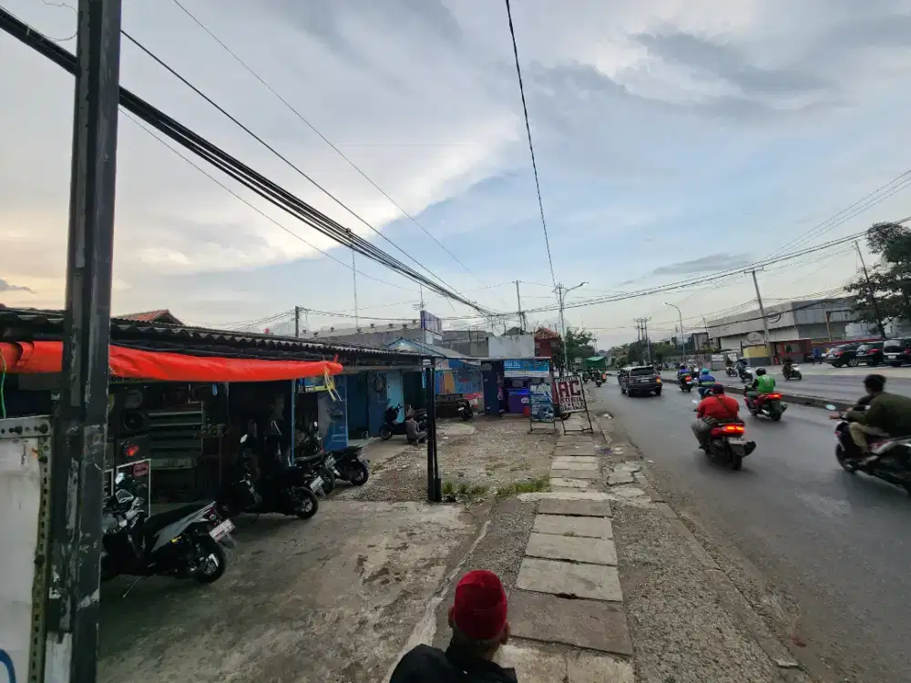 Tanah Ruko dan kontrakan produktif persis pinggir jalan utama