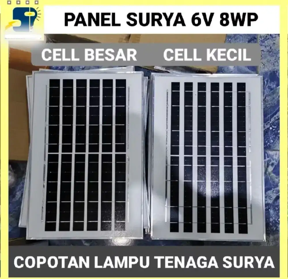 panel surya 6V 8WP