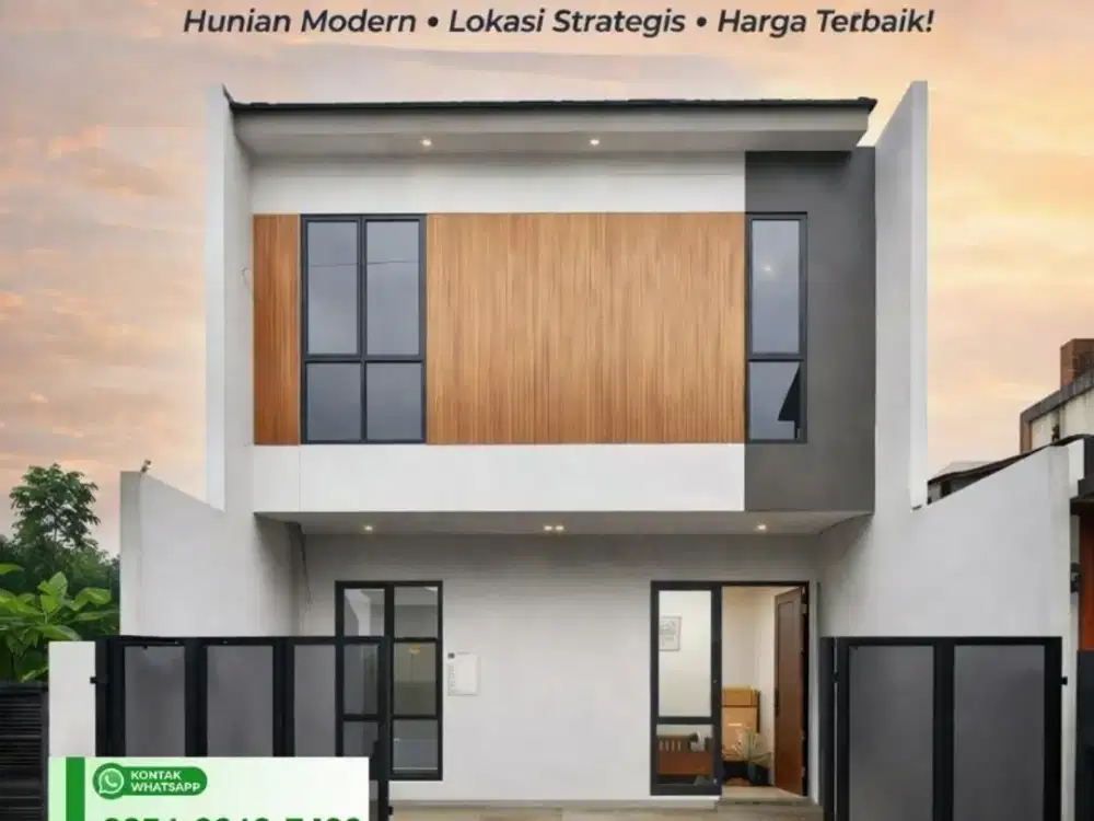 Dijual Rumah 2 Lantai Modern Minimalis di Nusaloka BSD