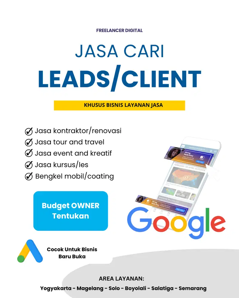 Jasa Cari Leads atau Client Digital Marketing